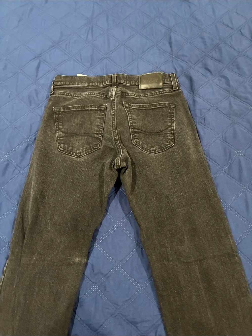 Hollister Dark Gray Slim Straight Jeans